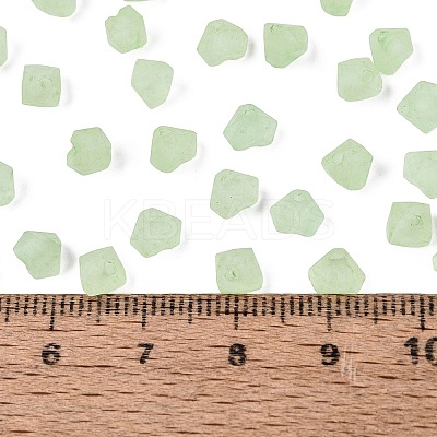 FGB Frosted Transparent Glass Seed Beads SEED-N013-03A-08-1