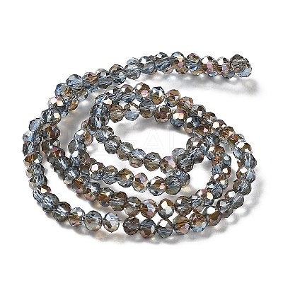 Electroplate Glass Beads Strands EGLA-A034-T6mm-J16-1