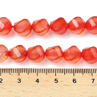 Natural Red Agate Beads Strands G-C267-B12-1
