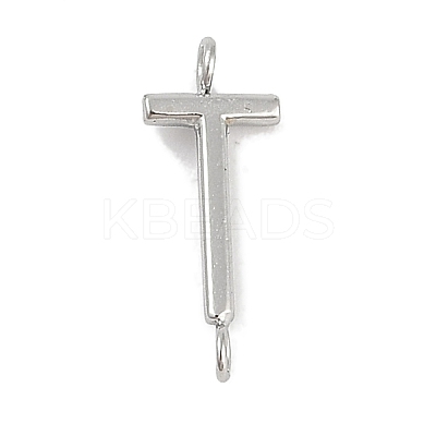 304 Stainless Steel Letter Connector Charms STAS-M108-01P-20-1