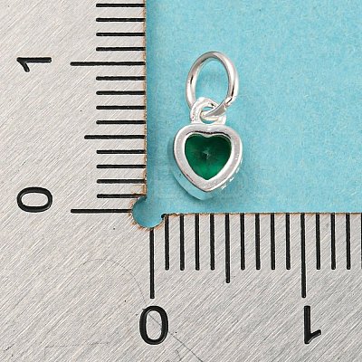 925 Sterling Silver Birthstone Charms LS-STER-G035-01E-02-1