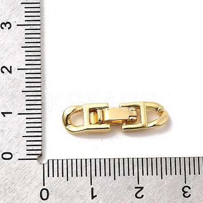 Brass Watch Band Clasps KK-A266-32G-1