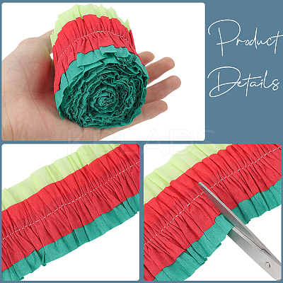 Handmade Garland Crepe Paper Roll DIY-WH20063-016B-1