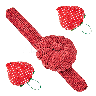 1Pc Cotton Corduroy Pumpkin Needle Holder Pillow DIY-HY0001-58-1