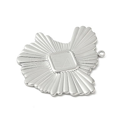 304 Stainless Steel Pendant Cabochon Settings LS-STAS-L293-05P-1