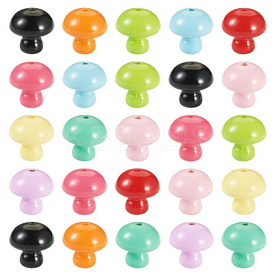 30Pcs Opaque Acrylic Bead OACR-TA0004-04-1