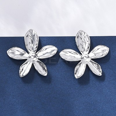 304 Stainless Steel Stud Earrings for Women LS-EJEW-K306-16P-1