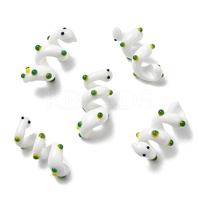 Handmade Lampwork Enamel Beads LAMP-K039-35G-1