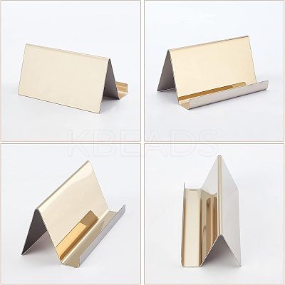 Stainless Steel Business Card Frame ODIS-WH0008-37LG-1