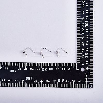 20Pcs Brass Earring Hooks JX503B-1