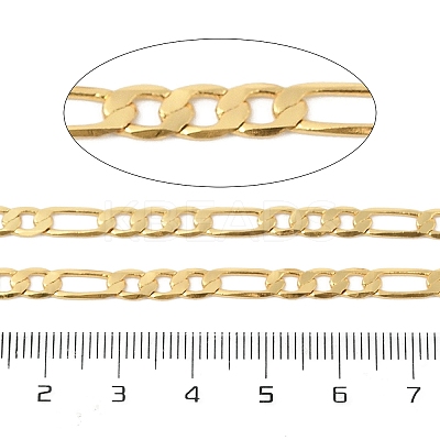 Brass Figaro Chains KK-P300-15G-B-1