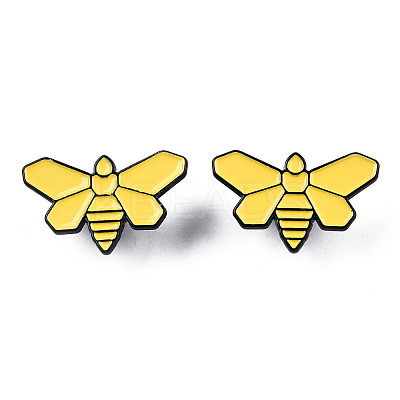 Moth Shape Enamel Pin JEWB-N007-257-1