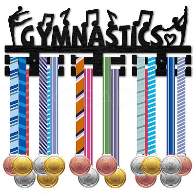 Fashion Wood Medal Hanger Holder ODIS-WH0041-151-1