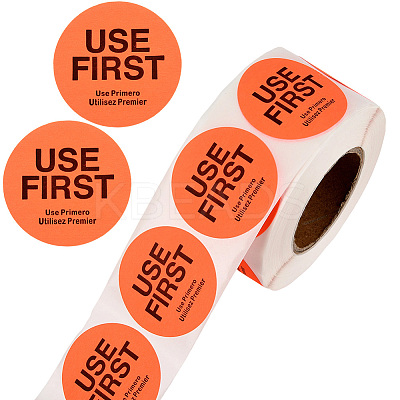 500Pcs Paper Adhesive Label Stickers STIC-WH20010-25B-1