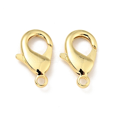 Brass Lobster Claw Clasps KK-G416-61G-1