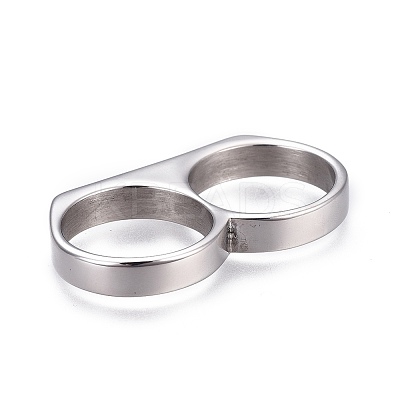 Tarnish Resistant 304 Stainless Steel Finger Rings RJEW-O032-13P-20.5mm-1