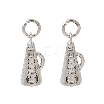 Sports Brass Charms KK-A289-04B-P-1