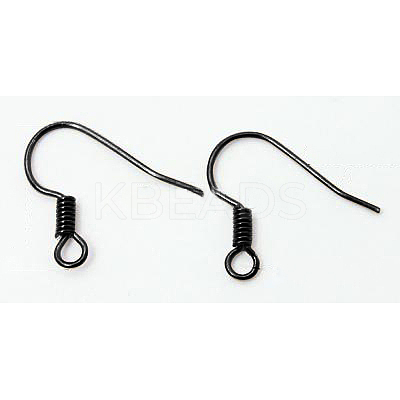 Brass Earring Hooks KK-Q367-B-1