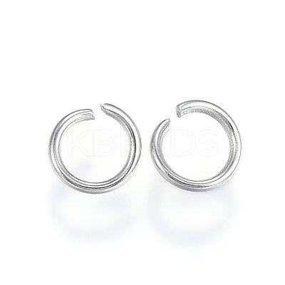Tarnish Resistant 304 Stainless Steel Open Jump Rings A-STAS-F110-09P-1