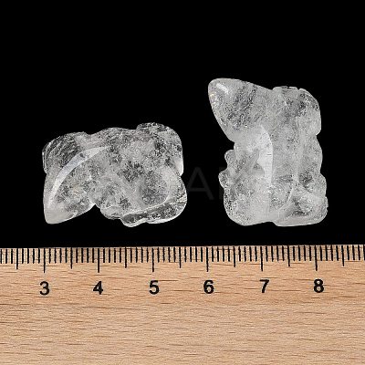 Natural Quartz Crystal Carved Healing Figurines G-B062-05F-1