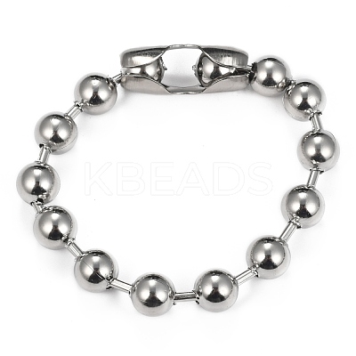 Tarnish Resistant 304 Stainless Steel Ball Chain Bracelets X-BJEW-G618-03P-1