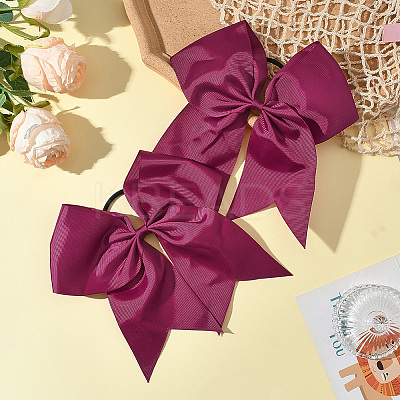 2Pcs Rubber Hair Ties MRMJ-SC0001-49K-1