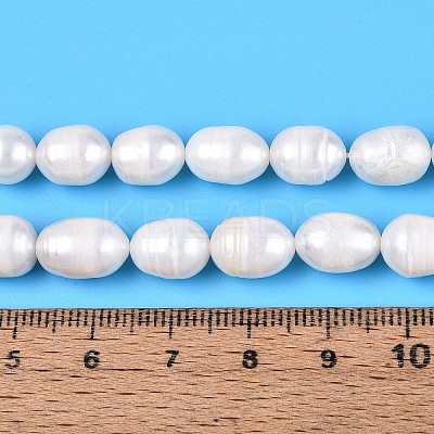 Natural Cultured Freshwater Pearl Beads Strands PEAR-T006-19D-1
