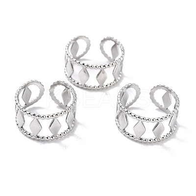 Tarnish Resistant 304 Stainless Steel Finger Rings RJEW-L102-13P-1