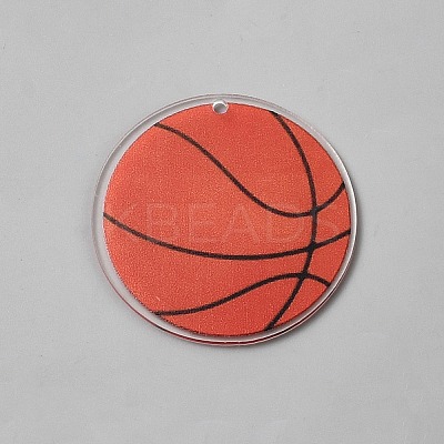 Printed Acrylic Pendants OACR-WH20008-08C-1