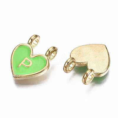 Alloy Enamel Charms ENAM-T012-02P-RS-1