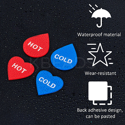16 Pairs 2 Style Acrylic Public Signs DIY-FH0008-28B-1