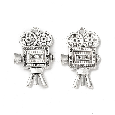 Tibetan Style Alloy Pendants TIBEP-L019-01AS-1