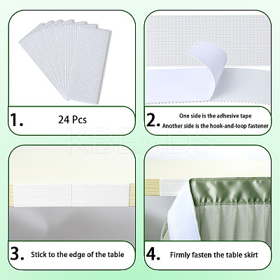 Polyester Table Skirt AJEW-WH20022-20I-1