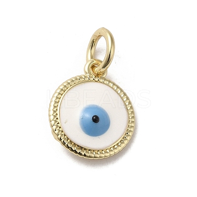 Brass Enamel Charms KK-E092-14G-03-1