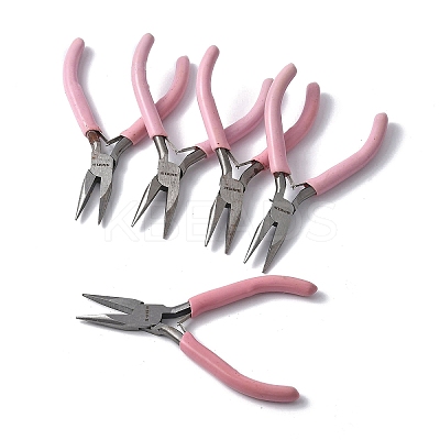 (Defective Closeout Sale: Rusty) 45# Carbon Steel Jewelry Pliers LS-PT-XCP0001-16-1