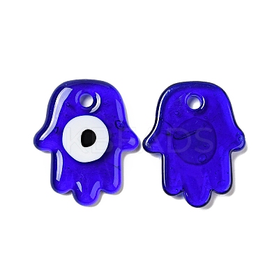 Handmade Lampwork Pendants X-LAMP-E027-01G-1