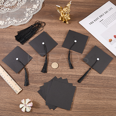 DIY Paper Doctoral Hat Kits DIY-WH0591-243-1
