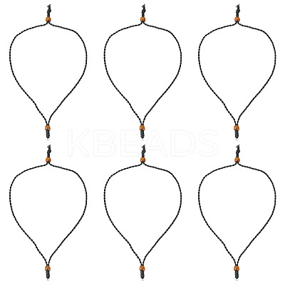 Adjustable Waxed Polyester Cord Necklace Making NJEW-TAC0030-1