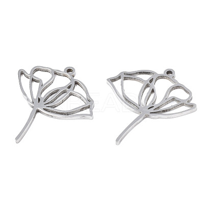 Non-Tarnish 201 Stainless Steel Pendants STAS-N098-048P-1