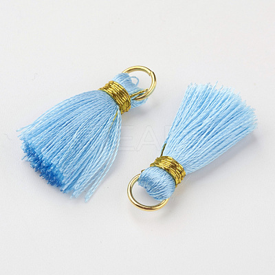Nylon Tassel Pendant Decoration AJEW-F022-11-1