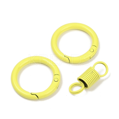 Alloy Spring Gate Clasps PALLOY-Q009-01F-1