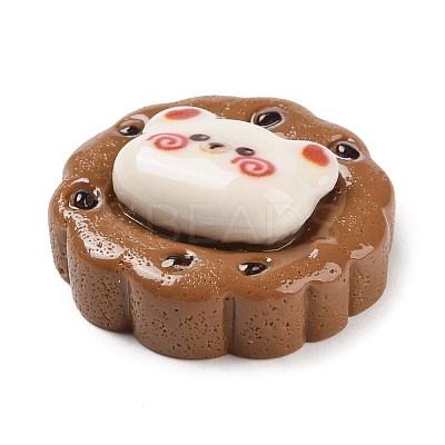 Bear Cookies Opaque Resin Decoden Cabochons CRES-Q220-05B-1