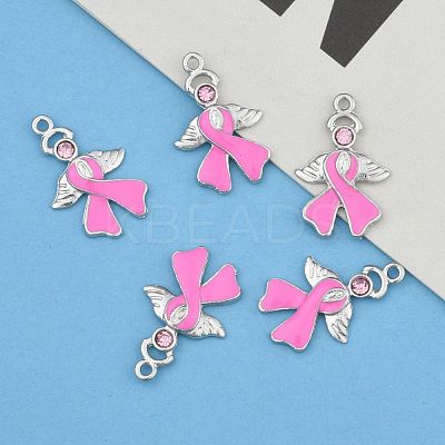 October Breast Cancer Pink Awareness Ribbon ENAM-D001-2-1