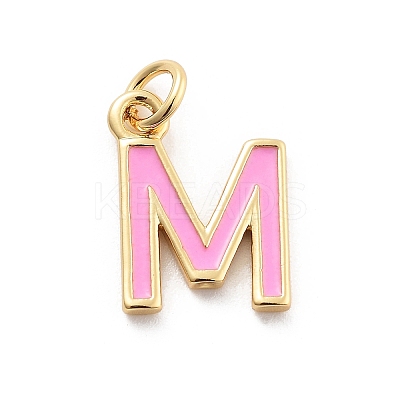 Rack Plating Brass Pendants KK-C065-02M-G-1