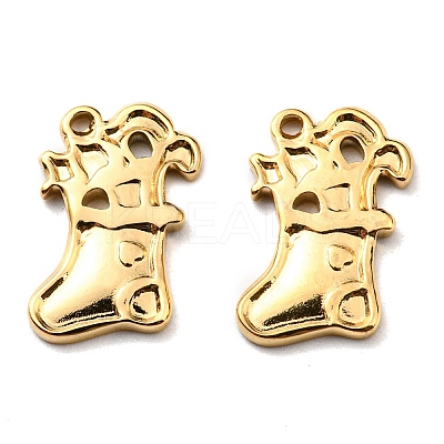 Ion Plating(IP) 304 Stainless Steel Charms STAS-Q248-11G-1