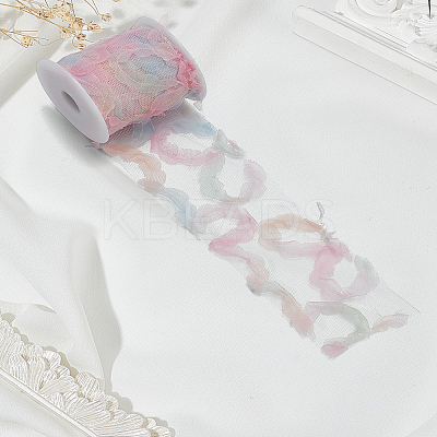 5 Yards Polyester Lace Trim OCOR-LP0006-04A-1
