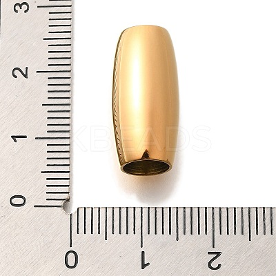 304 Stainless Steel European Beads STAS-G350-01F-G-1