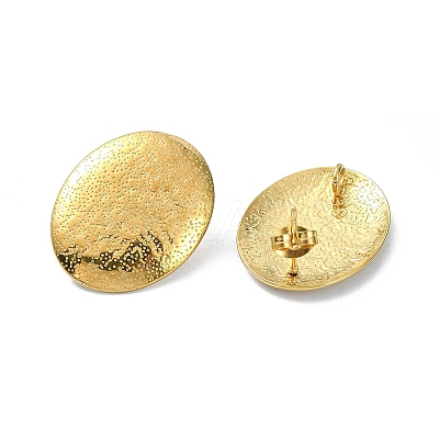 304 Stainless Steel Stud Earring Findings Ion Plating(IP) STAS-L024-002G-04-1