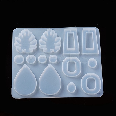 DIY Pendant Earring Silicone Molds X-DIY-L021-67-1