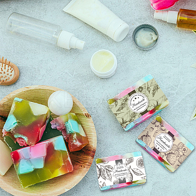 90Pcs 9 Style Handmade Soap Paper Tag DIY-PH0005-62-1